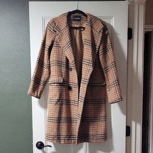 Long Wool Blend Coat